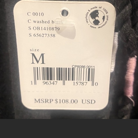 Free People Market embroidered boxy  t-shirt in white - Picture 5 of 6